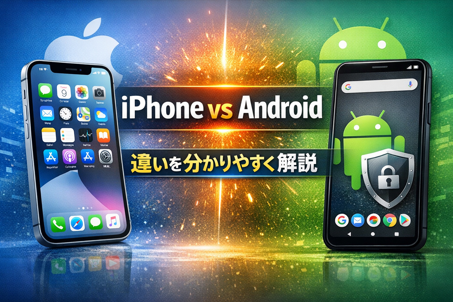 iPhoneとandroid